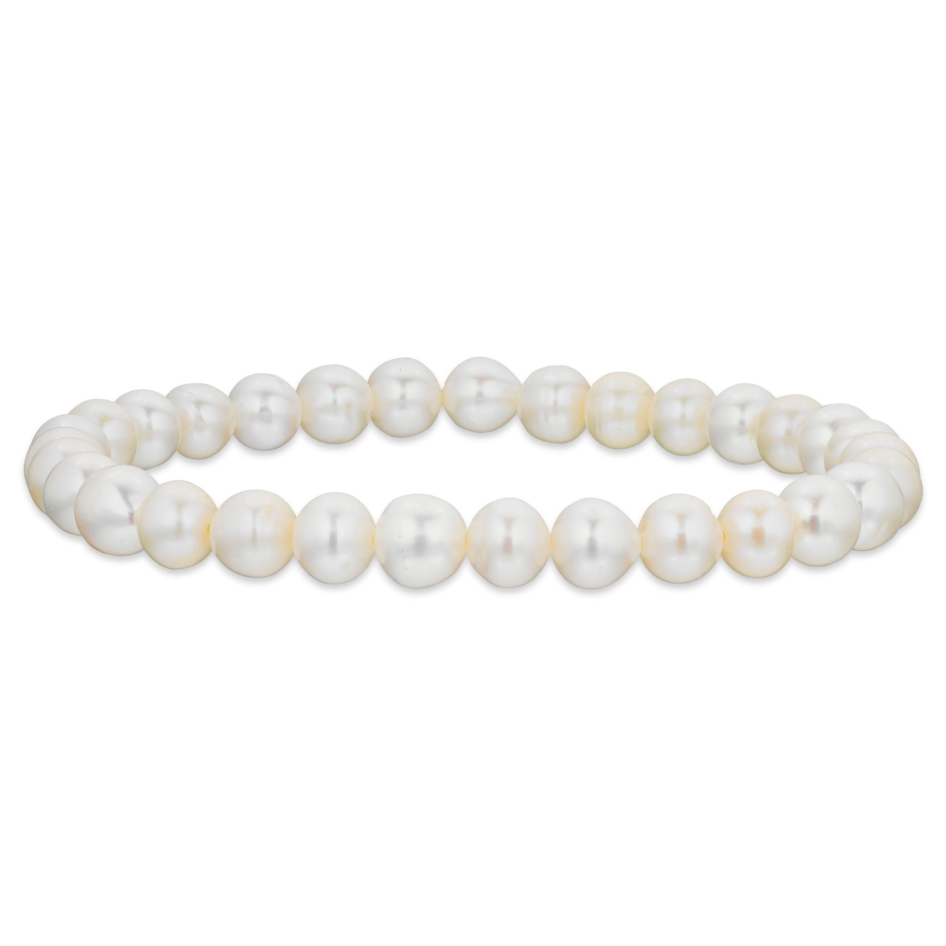 Scrouples armbånd med runde ferskvandsperler på 6-7 mm, 20 cm, model 38362A,L.