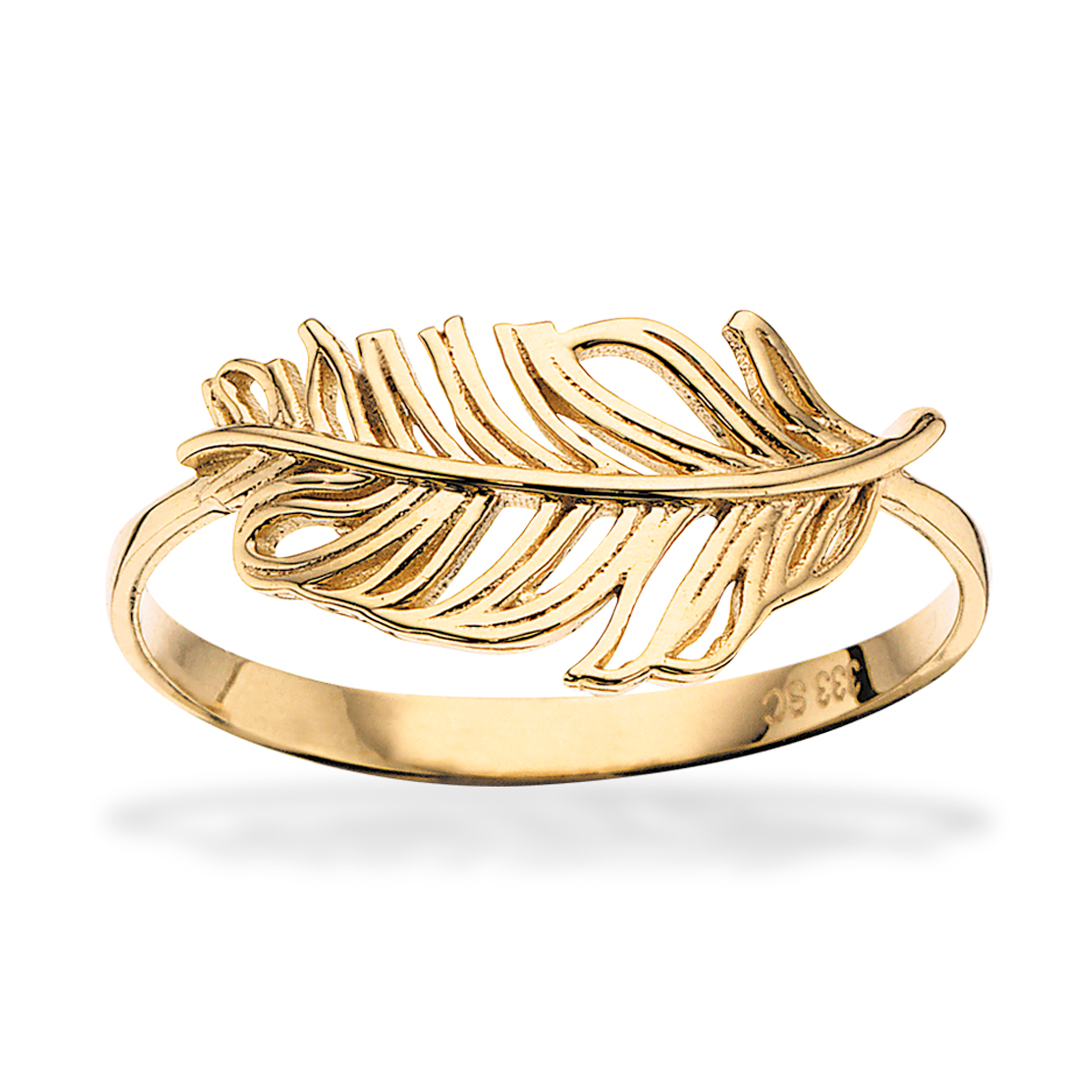 Scrouples ring i sterling sølv med bambusinspireret design