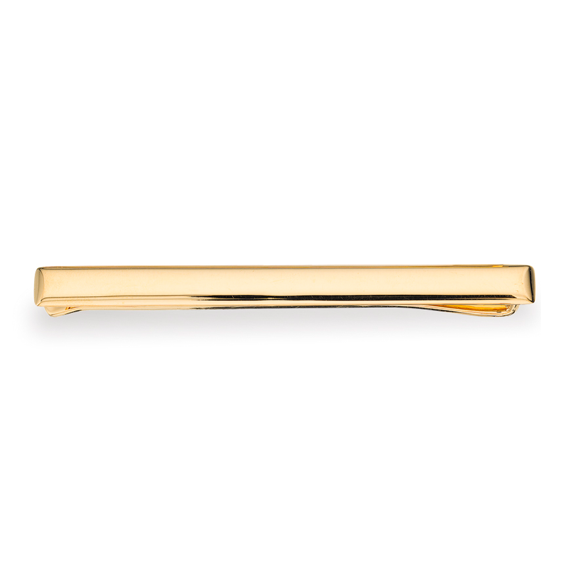 Scrouples slipseholder i 8 karat guld med poleret klassisk design