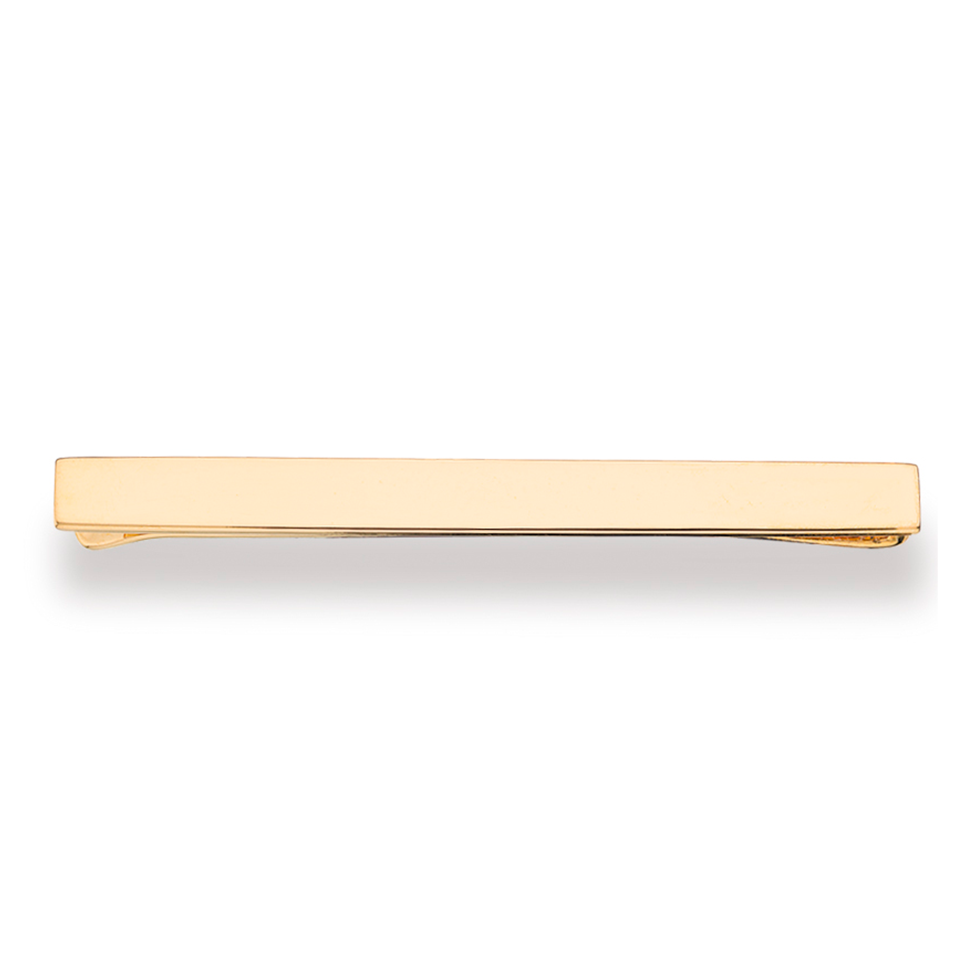 Scrouples slipseholder i 8 karat guld med enkelt poleret design