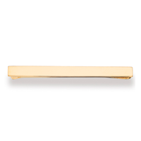 Scrouples slipseholder i 8 karat guld med enkelt poleret design