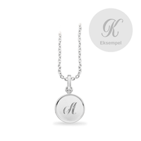 Scrouples #TagMe Romantic vedhæng K 10 mm rund blank i sølv