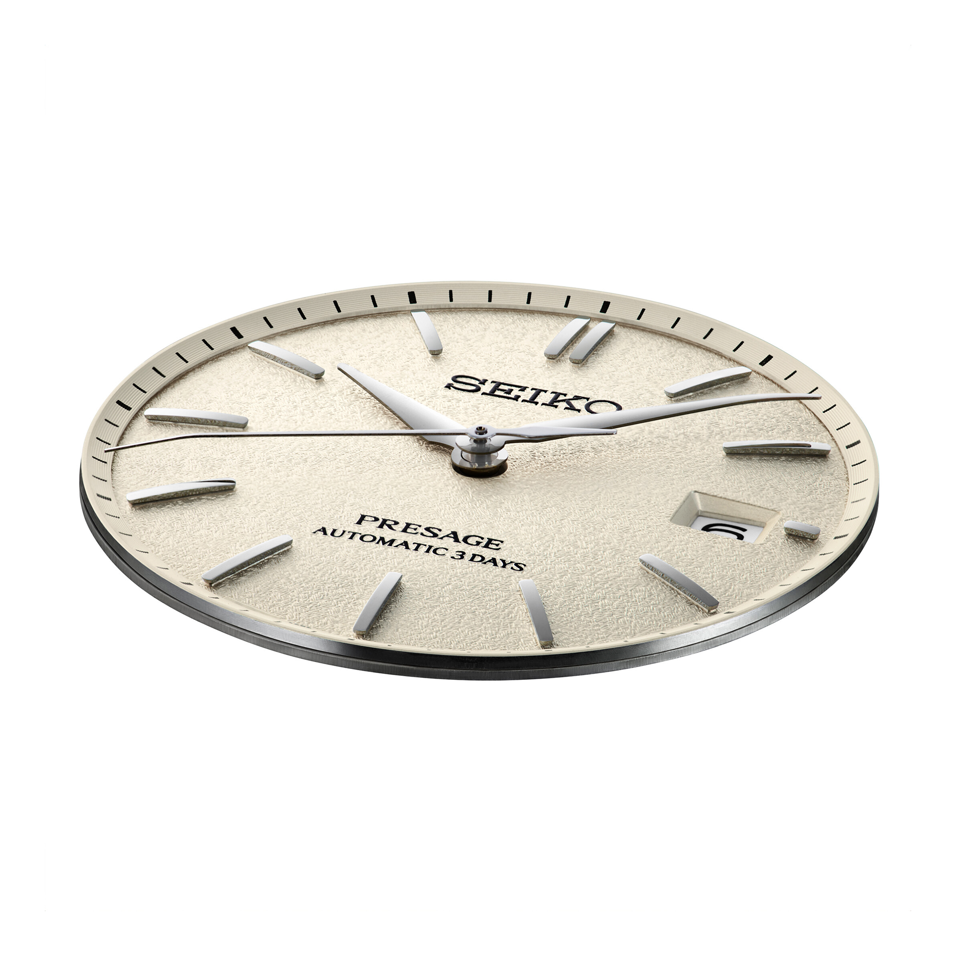 Seiko Presage Automatic Classic SPB463J1 med champagnefarvet tekstureret urskive og stållænke