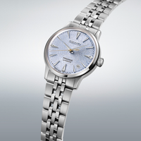 Seiko Presage Automatic Cocktail SRPL61J1 dameur med lysegrøn tekstureret urskive og stållænke