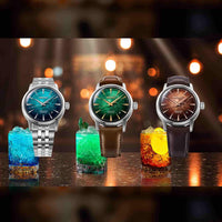 Seiko Presage HCB001J1 Automatic ur med blaa urskive og staallaenke