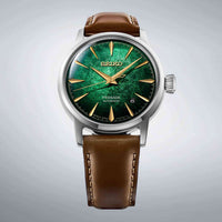 Seiko Presage HCB002J1 med groen Mint Mist-inspireret urskive
