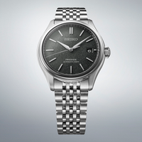 Seiko Presage Automatic Classic SPB465J1 med mørkegrå tekstureret urskive og stållænke