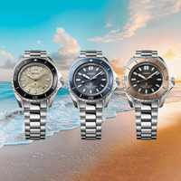 Seiko Prospex Automatic Diver's SPB481J1 dykkerur med champagnefarvet urskive og sort dykkerkrans