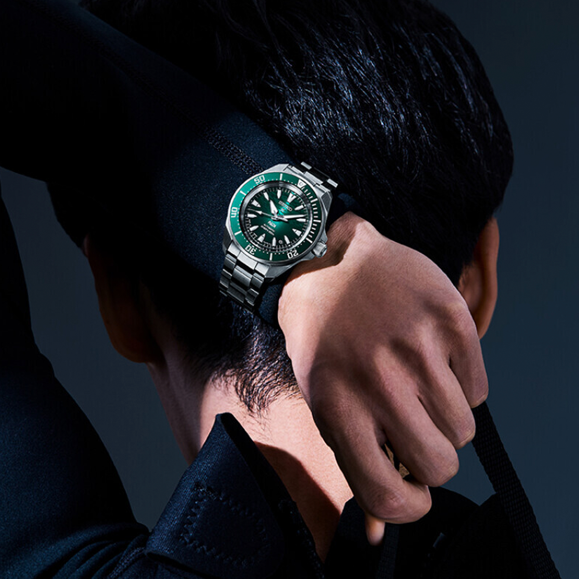 Seiko Prospex PADI Diver automatisk dykkerur båret på håndled