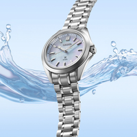 Seiko Prospex Sea SUR607J1 dameur med perlemorsskive og stållænke