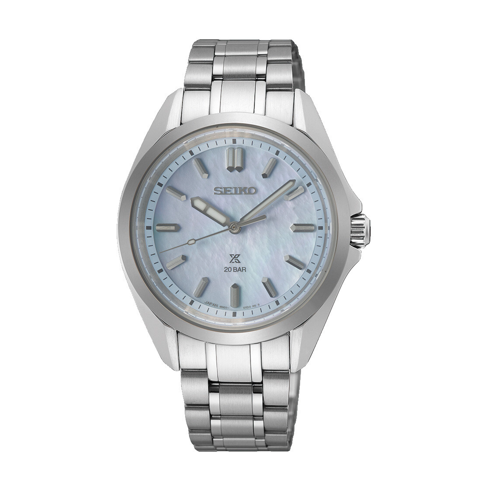 Seiko Prospex Sea SUR607J1 dameur med perlemorsskive og stållænke