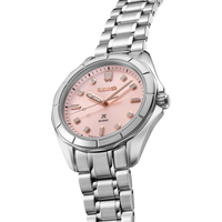 Seiko Prospex Sea SUR597J1 dameur med rosa urskive og stållænke