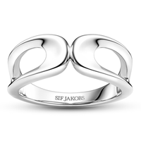 Sif Jakobs Borsa Pianura Due Piccolo ring i sølv med organisk og snoet design, SJ-R2624