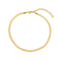 Sistie2ND Snake armbånd i 18 kt. PVD-forgyldt genanvendt rustfrit stål med elegant 3 mm snake chain.
