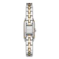 Bagside af Skagen Hagen Micro SKW3155 med bicolor lænke i rustfrit stål
