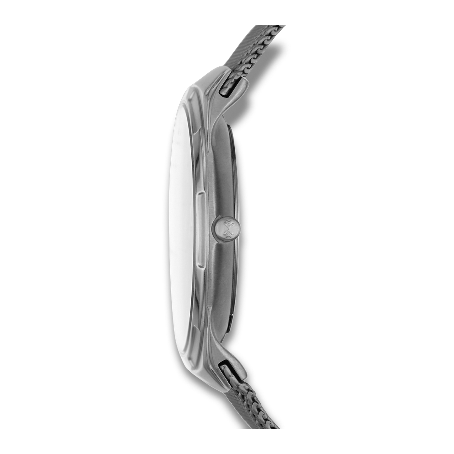 Sideprofil af Skagen Melbye Titanium SKW6078 i titanium.