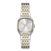 Skagen Mellem Lille dameur 28 mm SKW3160 med bicolor stållænke og sølvfarvet urskive