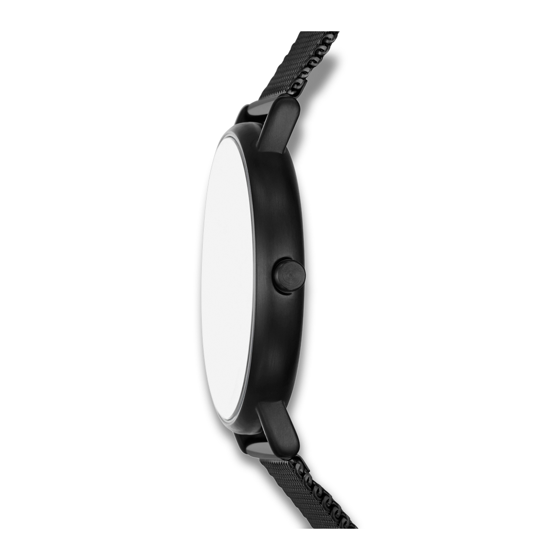 Sideprofil af Skagen Signatur Set SKW6933SET med sort urkasse.
