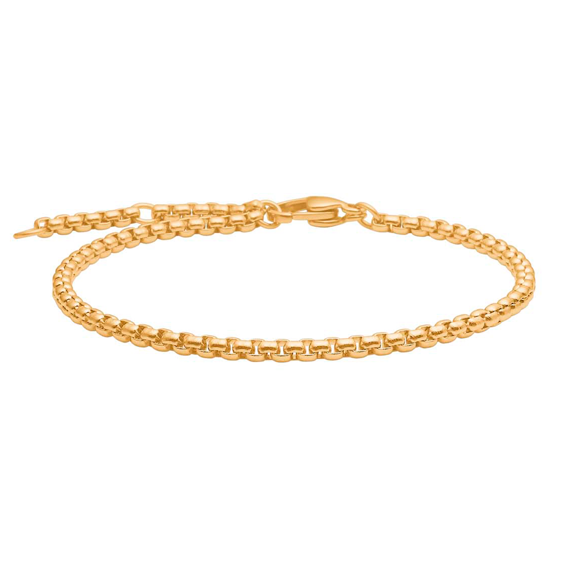 Son of Noa rund venezia armbånd i forgyldt rustfrit stål justerbart 16-19 cm