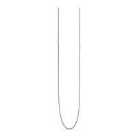 Susanne Friis Bjørner tynd ankerkæde i sort rhodineret 925 sterling sølv, 45 cm