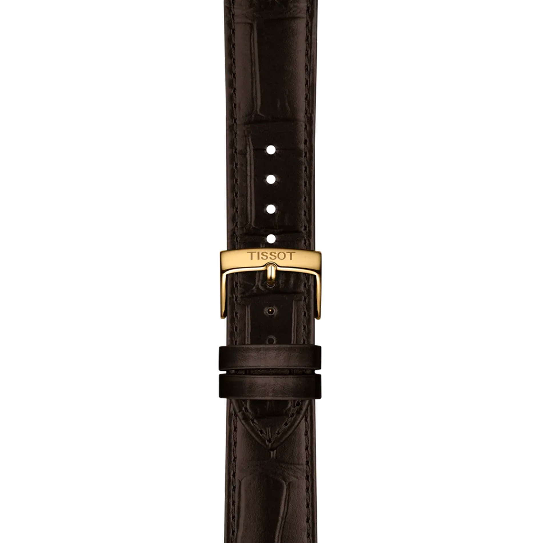 Tissot Classic Dream 40 mm brun læderrem med guldfarvet spænde