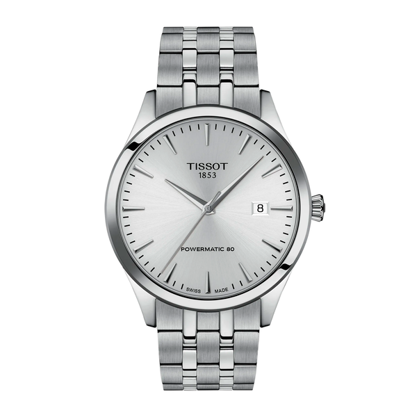 Tissot Classic Dream 40mm herreur i rustfrit stål med sølvfarvet urskive