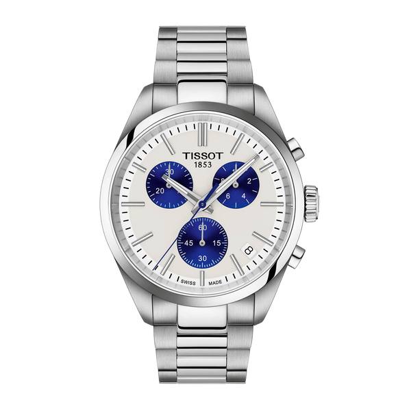 Tissot PR 100 Chronograph 40mm herreur i rustfrit stål