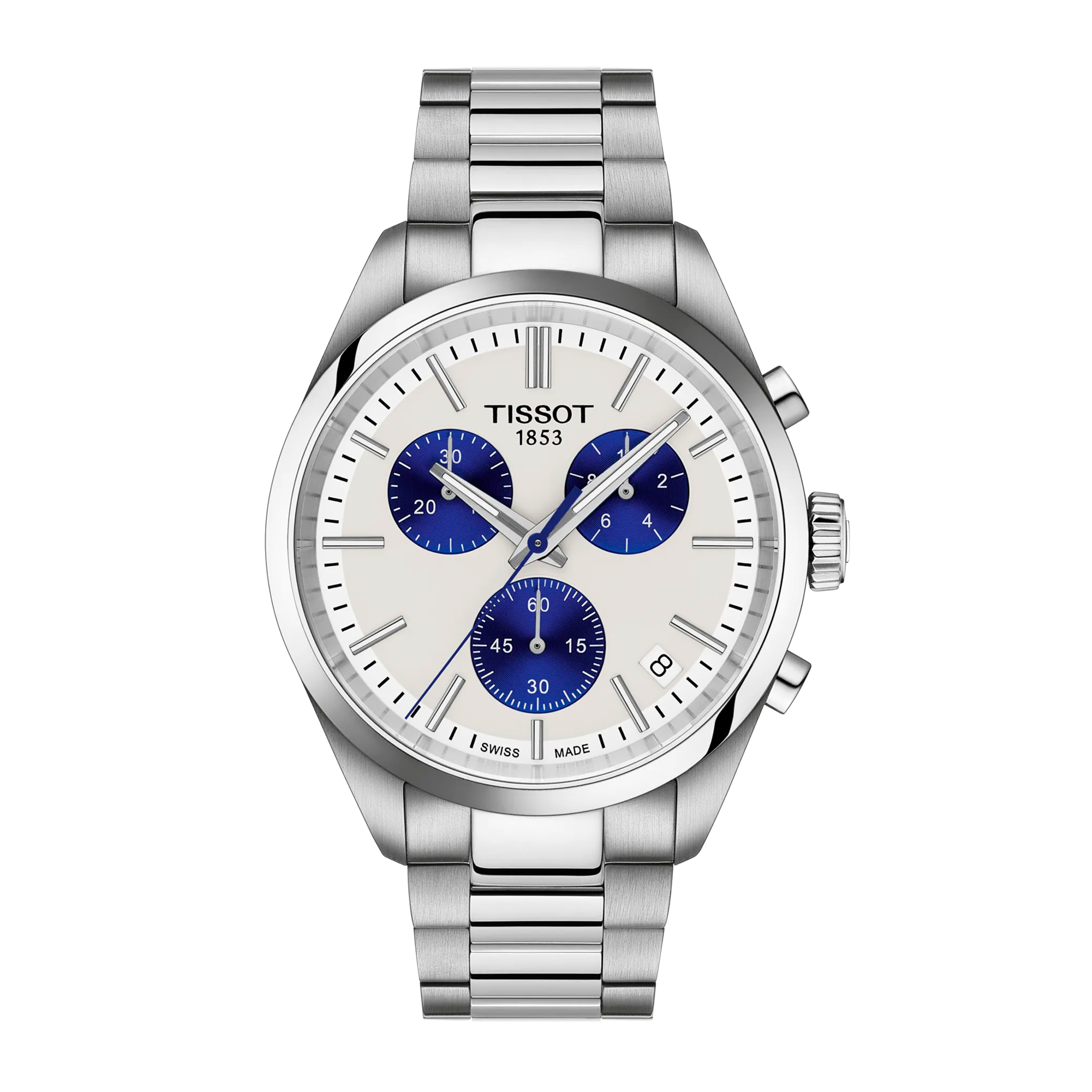 Tissot PR 100 Chronograph 40mm herreur i rustfrit stål