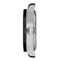 Sideprofil af Tissot PR516 38 mm urkasse i rustfrit stål