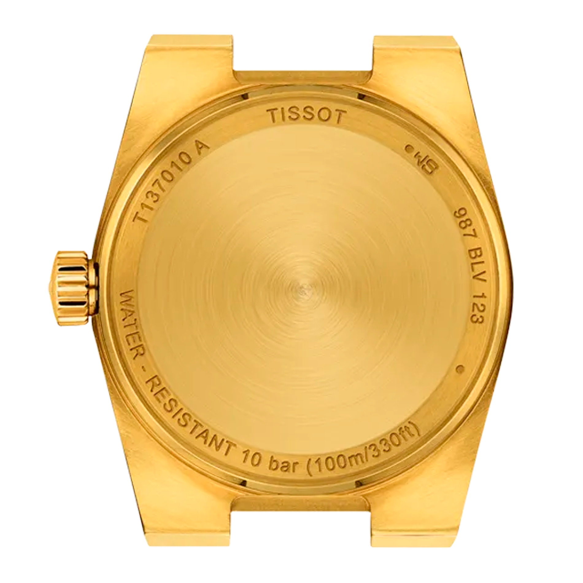 Tissot PRX 25mm dameur i guldfarvet stål