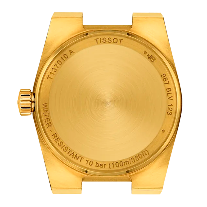 Tissot PRX 25mm dameur i guldfarvet stål