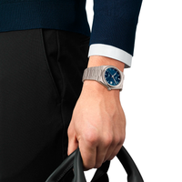 Tissot PRX Titanium 38mm herreur i titanium med blå urskive