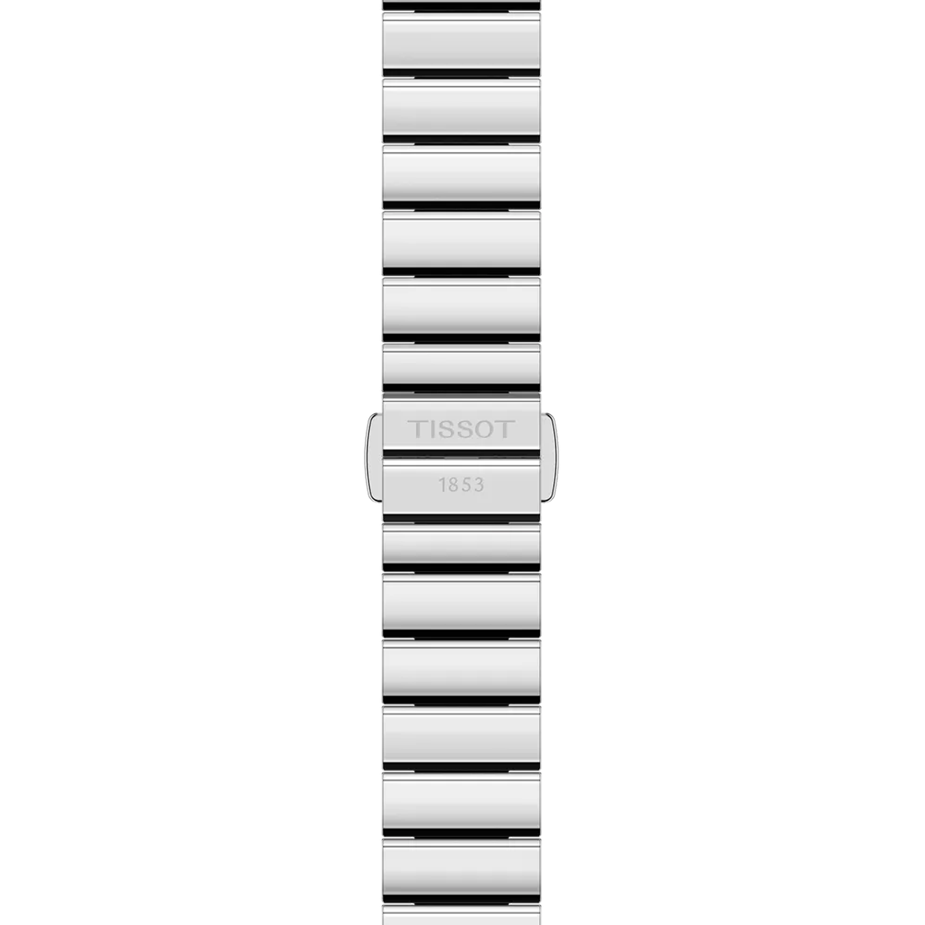 Tissot SRV 30mm dameur i stål med blå urskive og integreret lænke