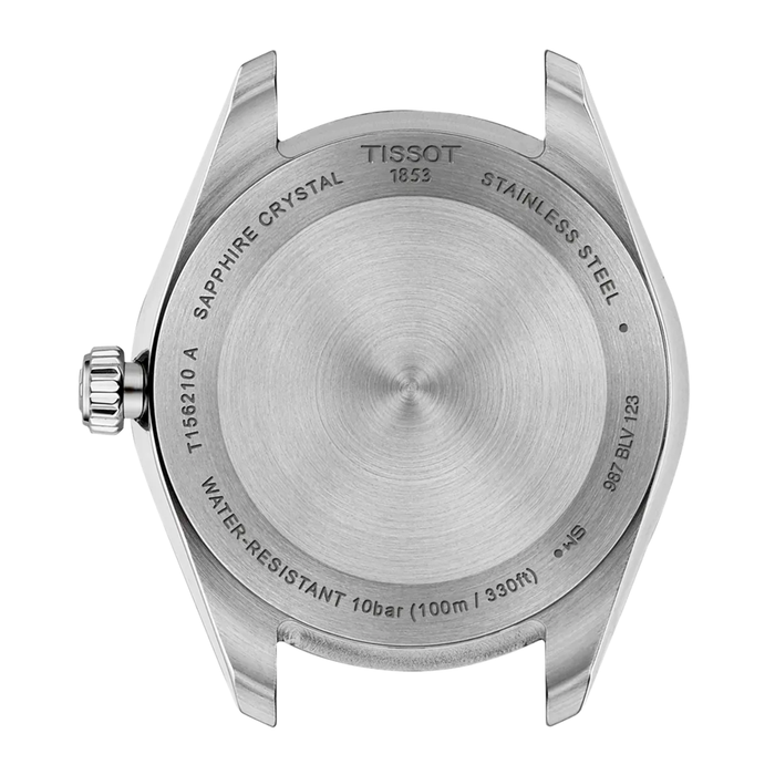 Tissot Ballade 34mm dameur i rustfrit stål med blå urskive
