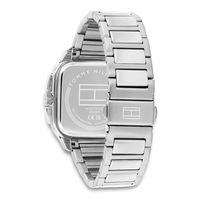 Bagside af Tommy Hilfiger Herald Skeleton 37 mm herreur i rustfrit stål 1710758