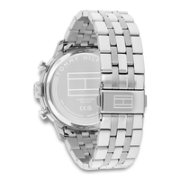 Bagside af Tommy Hilfiger Kent 43 mm herreur i rustfrit stål 1710753