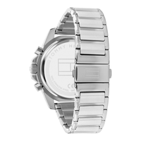 Bagside af Tommy Hilfiger Mason Le 45 mm herreur 1791936 i rustfrit stål