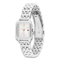 Tommy Hilfiger Mia 22 mm dameur 1782830 set fra vinkel med stållænke