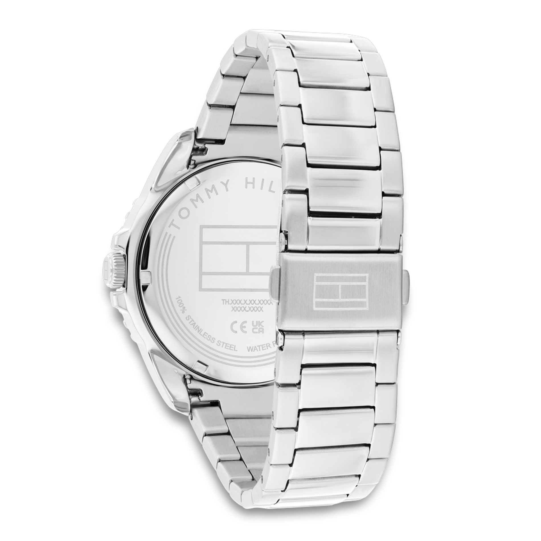 Bagside af Tommy Hilfiger Oceanic herreur i rustfrit stål 1792203