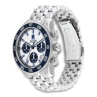 Tommy Hilfiger TH85 Chrono 41 mm herreur med hvid urskive set fra siden 1792157