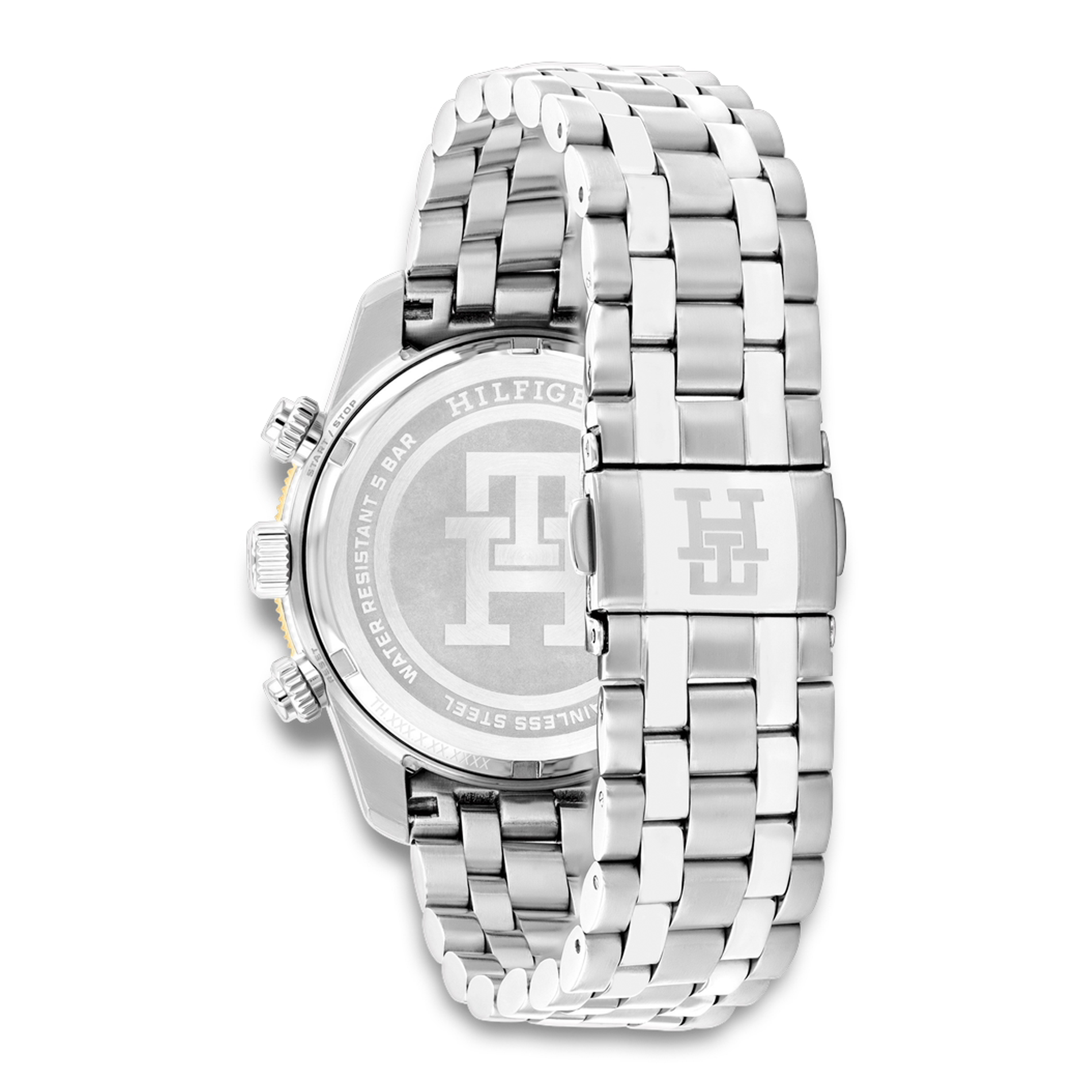 Bagside af Tommy Hilfiger TH85 Chrono herreur i rustfrit stål 1792184