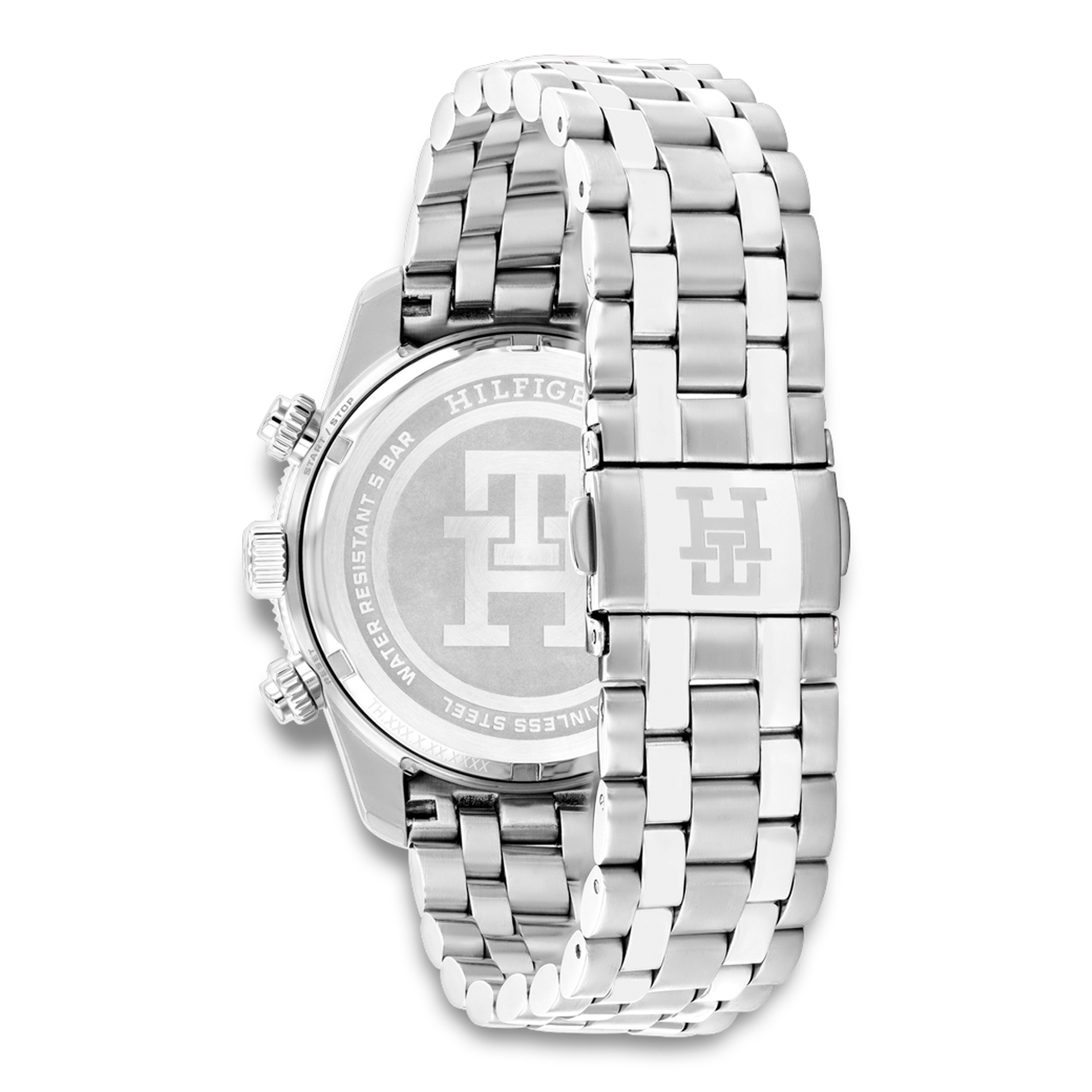 Bagside af Tommy Hilfiger TH85 Chrono herreur i rustfrit stål 1792186