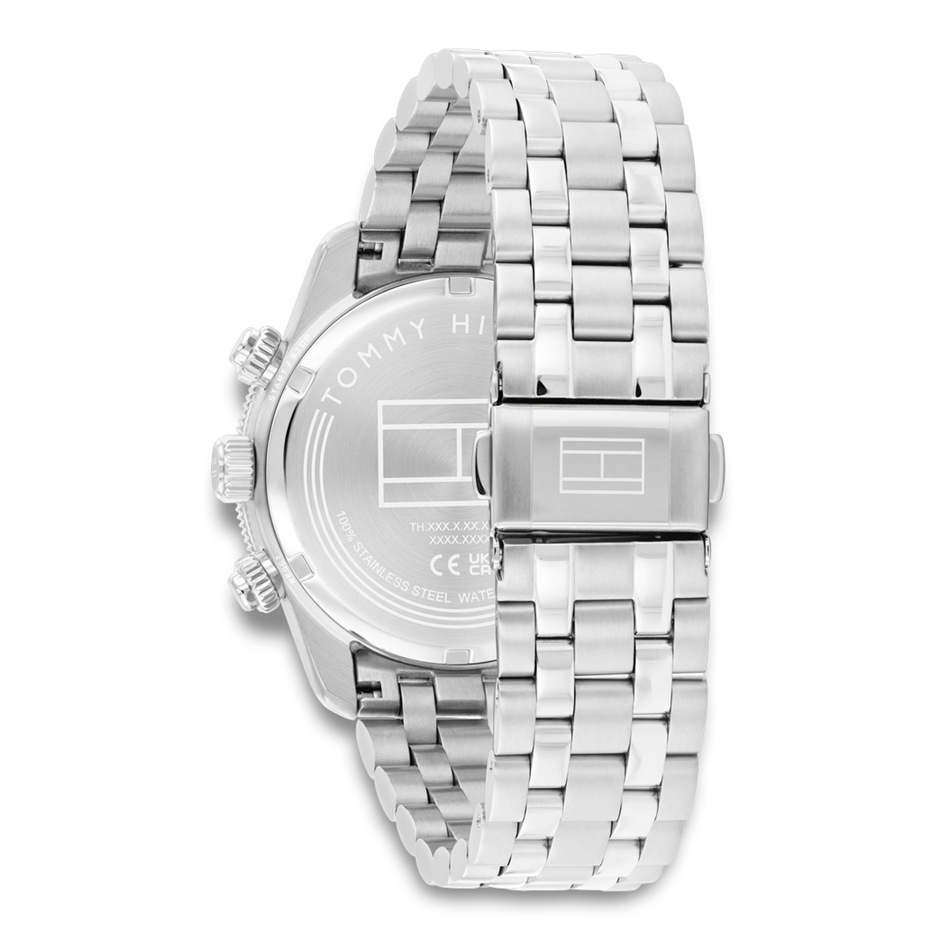 Bagside af Tommy Hilfiger TH85 Chronograph herreur i rustfrit stål 1792214